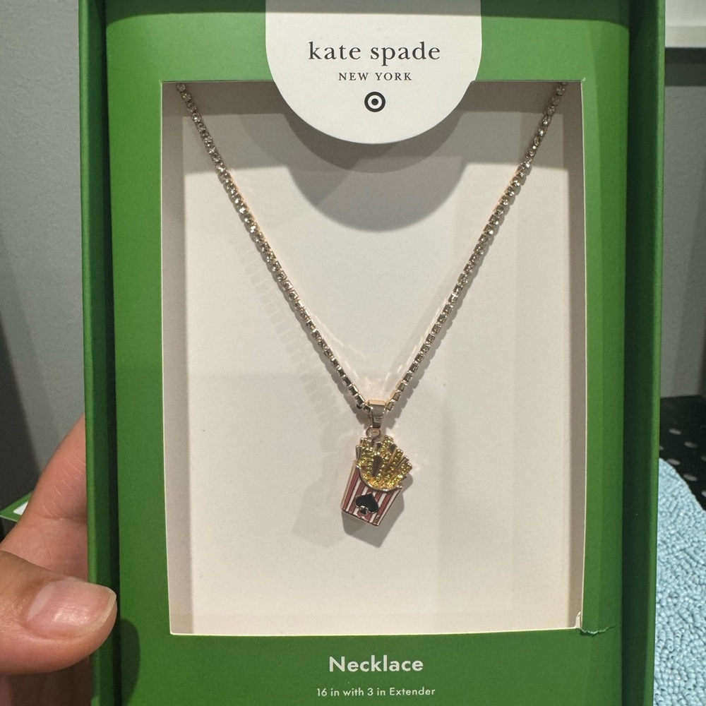Kate Spade Gold and Pink Necklace